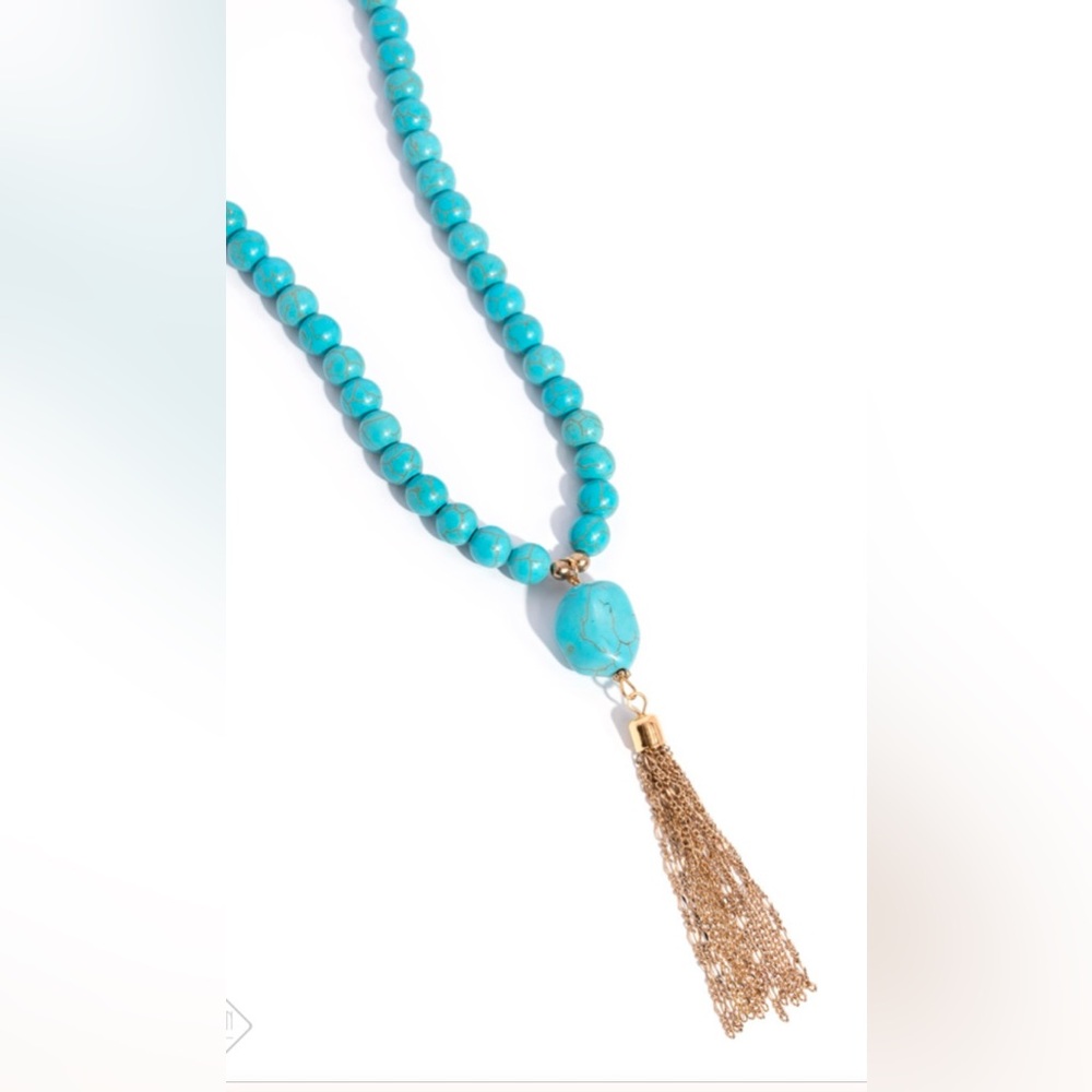 Coachella Chic - Blue Necklace